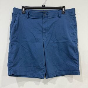 Lee Men's Deep Blue Flat Front Shorts